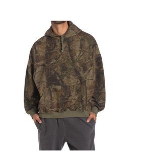 YEEZY camo print pullover hoodie